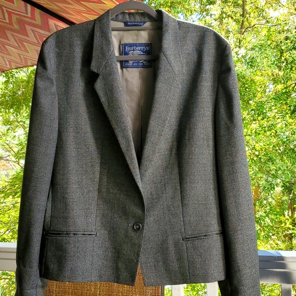 Burberry Jackets & Blazers - Burberry Vintage women's custom made  blazer